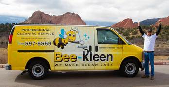 Bee-Kleen Professional Carpet Cleaning Van In Colorado Springs