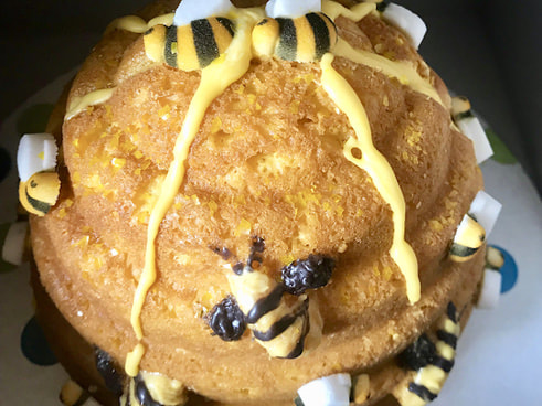 Beehive Cake Baked By Colorado Springs Carpet Cleaning Customer