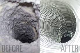 Before and After of Dryer Vent Cleaning in Colorado Springs